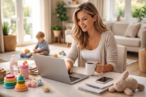 découvrez comment créer une activité digitale adaptée aux mamans, alliant flexibilité, autonomie et réussite professionnelle tout en conciliant vie de famille.